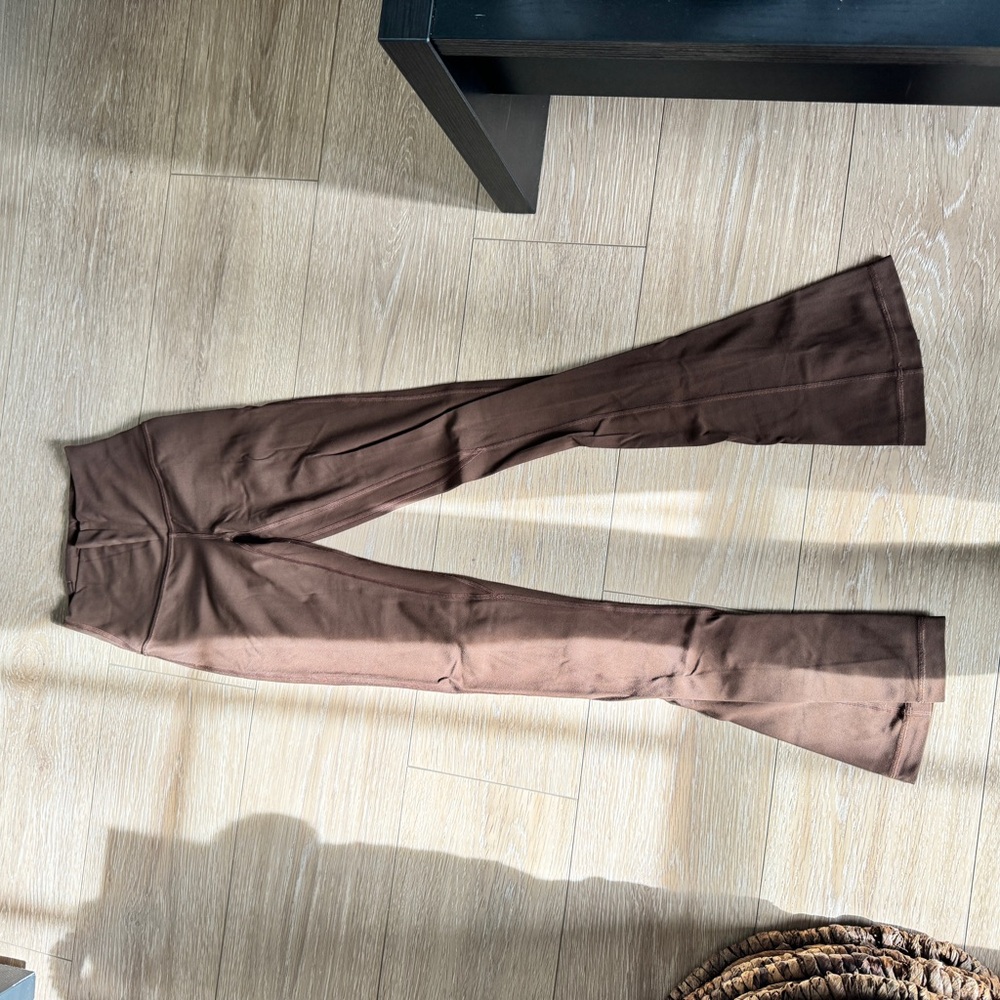 lululemon athletica Brown Flared Leggings